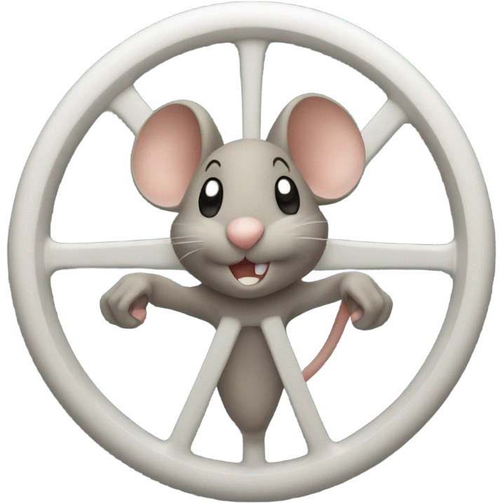 Mouse in a fares wheel   emoji