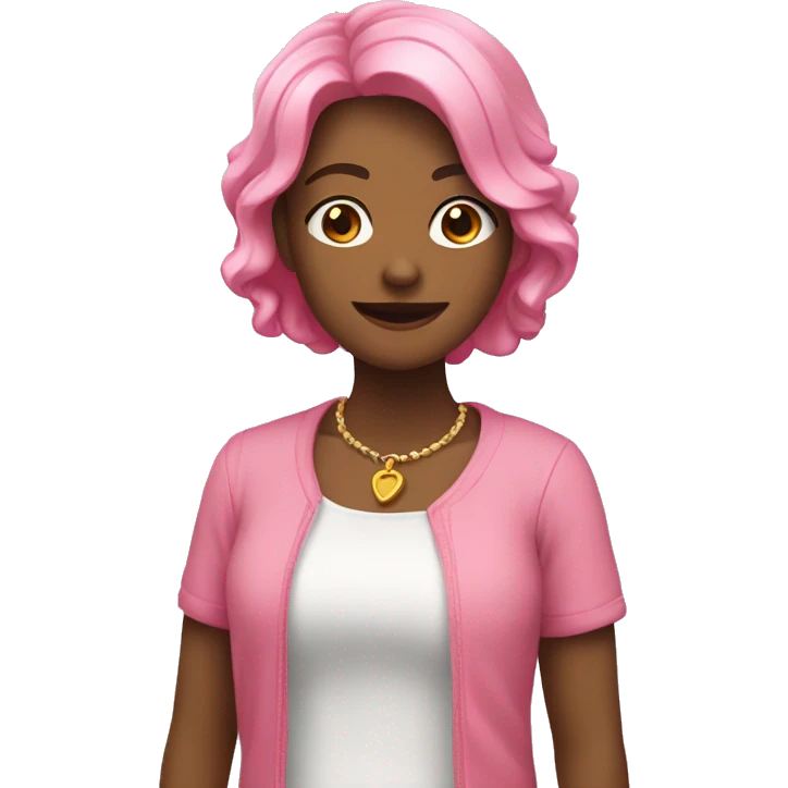 coração rosa emoji