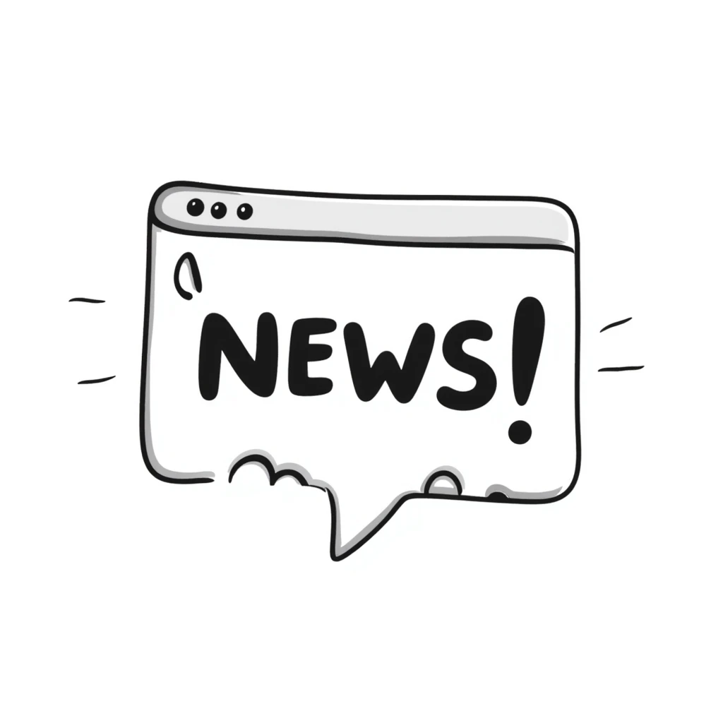 breaking news alert with exclamation mark emoji