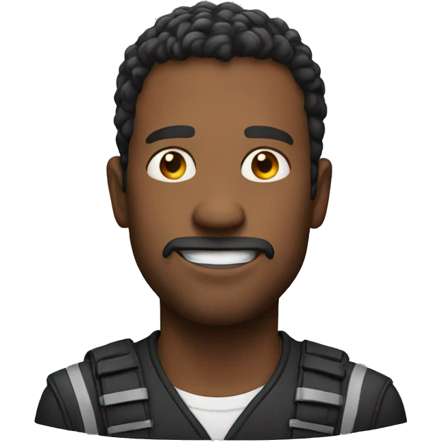 Man with stunt emoji
