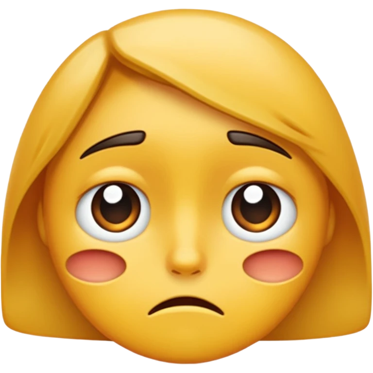 Sad sigh emoji