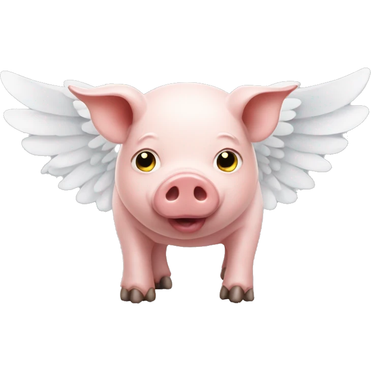 pig with wings emoji