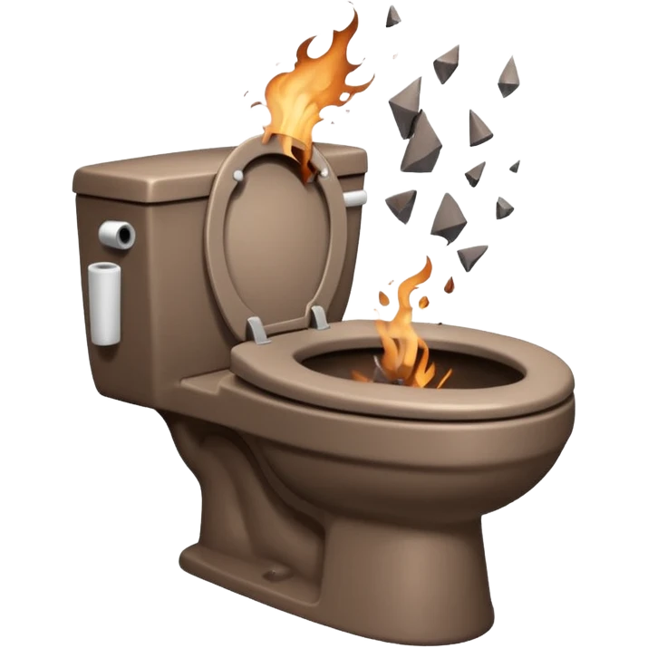 blowing up the toilet  emoji