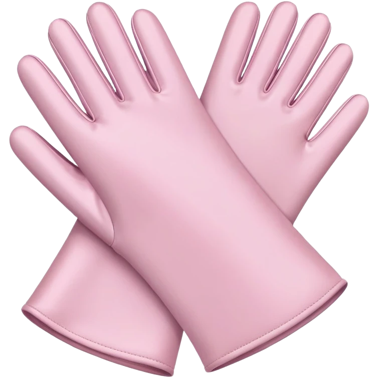 Pair of pale pink opera gloves, soft, cute emoji