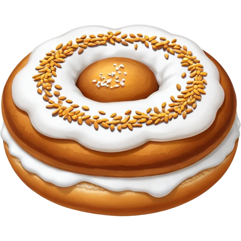 The meal sufganiyot emoji