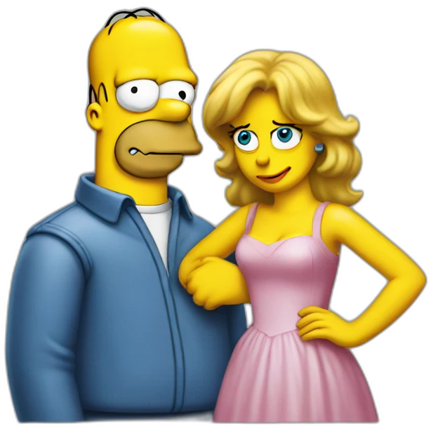 Taylor swift and Homer simpson emoji