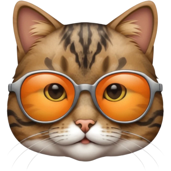 Cat wearing sunglasses emoji