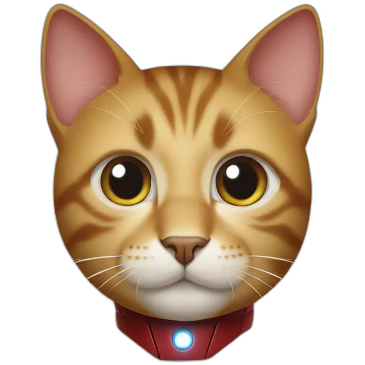 An iron man cat emoji