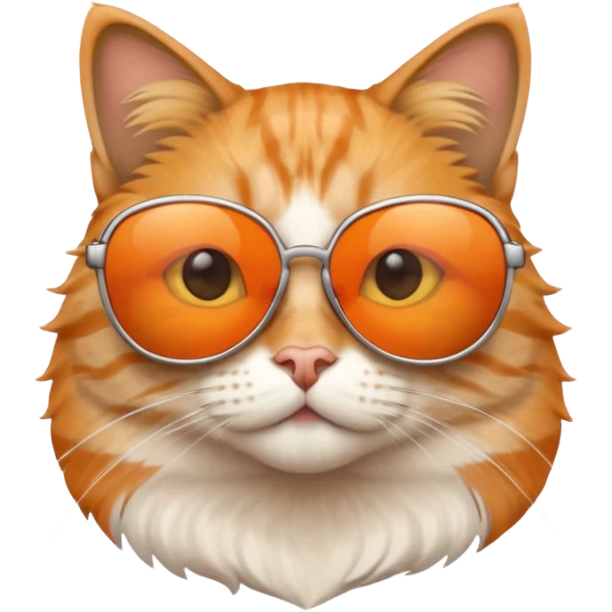Cat wearing sunglasses emoji