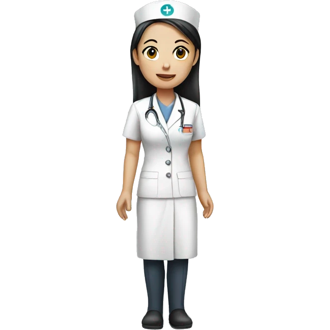 Thai nurse standing emoji