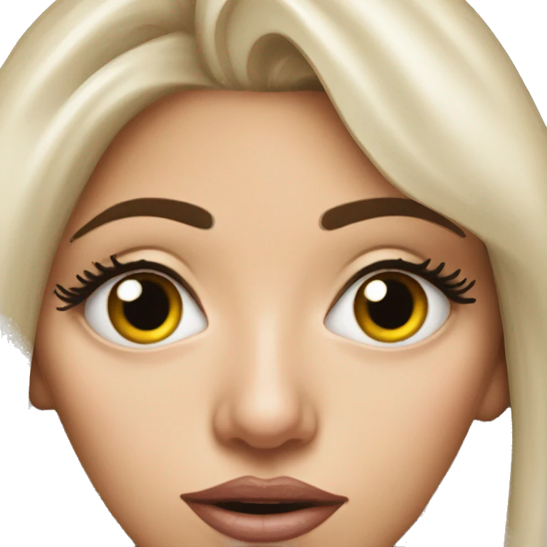 Lady Gaga Rolling eyes emoji