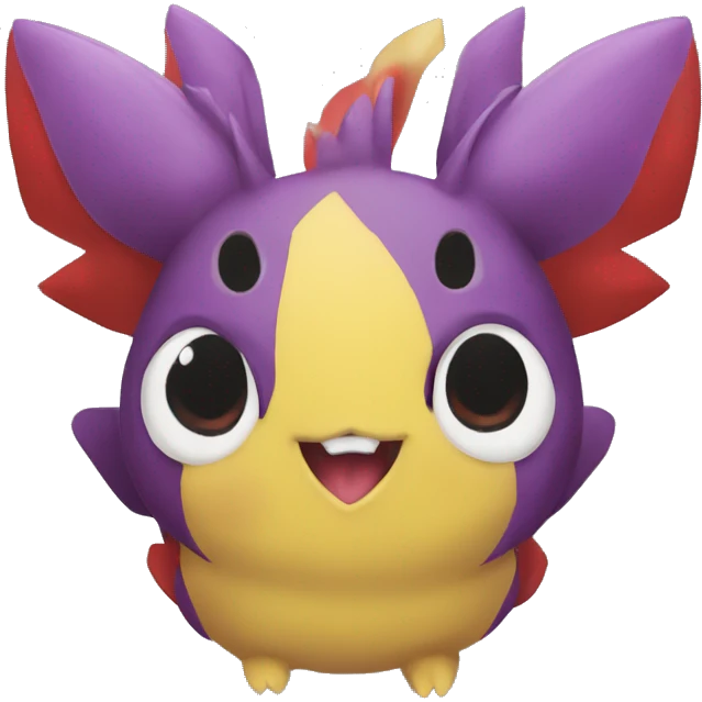 Cramorant pokemon with a arrokuda in its mouth emoji