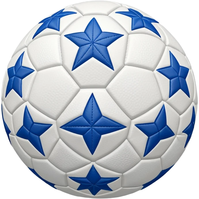 champions league ball blue stars emoji