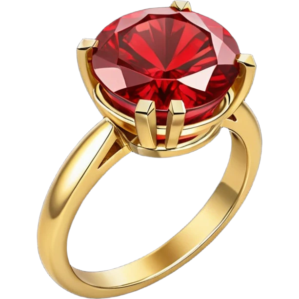 red ring marry red diamond emoji