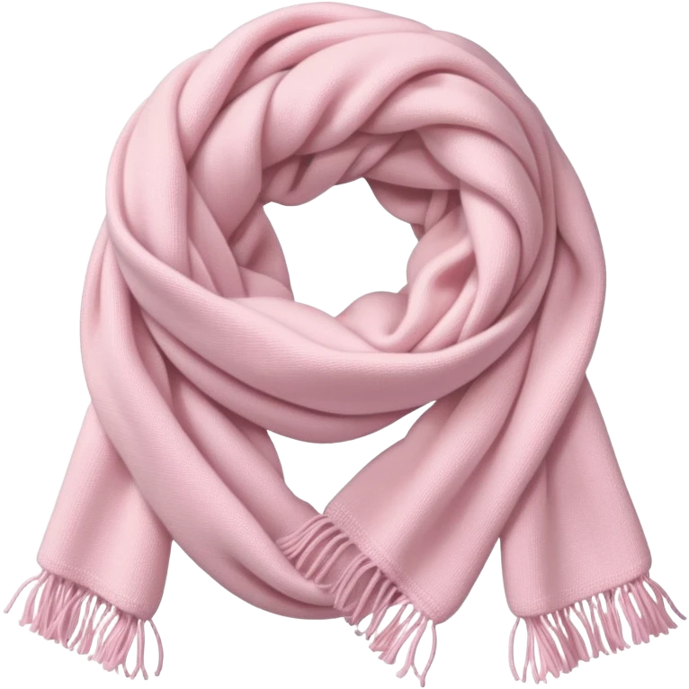 Light pink winter cozy, pretty aesthetic emoji