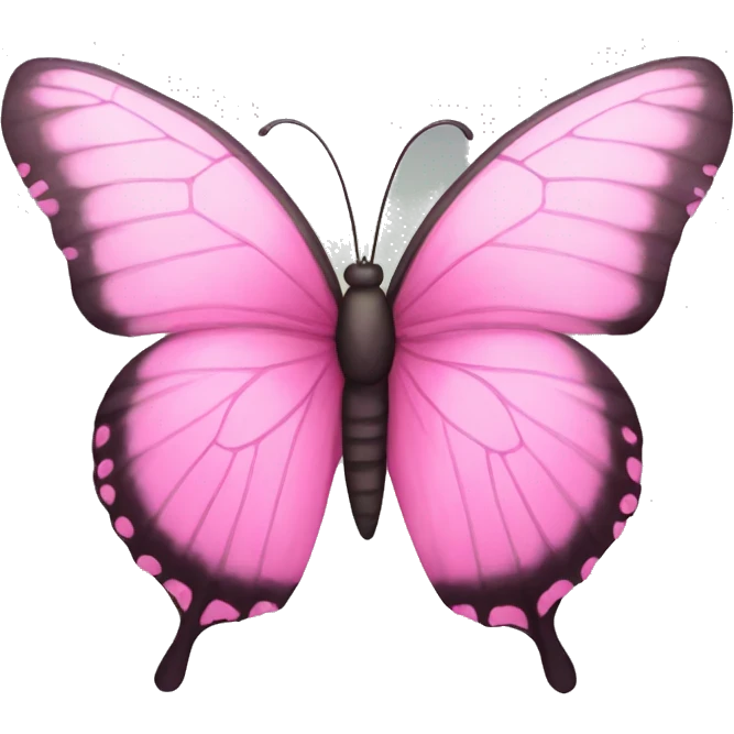 Pink butterfly  emoji