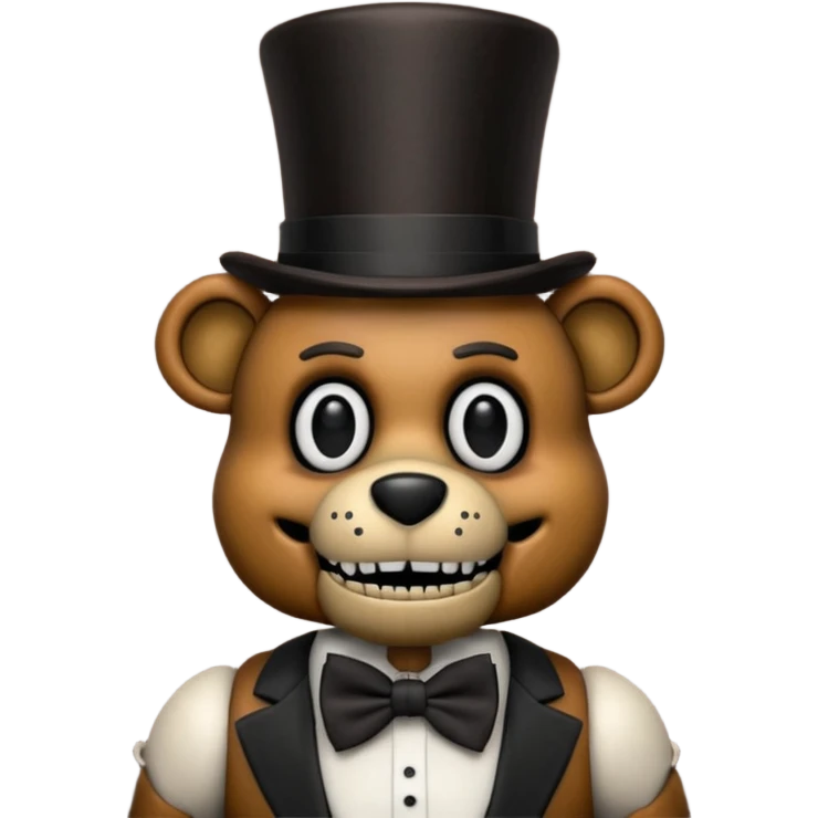 Make Freddy from fnaf emoji