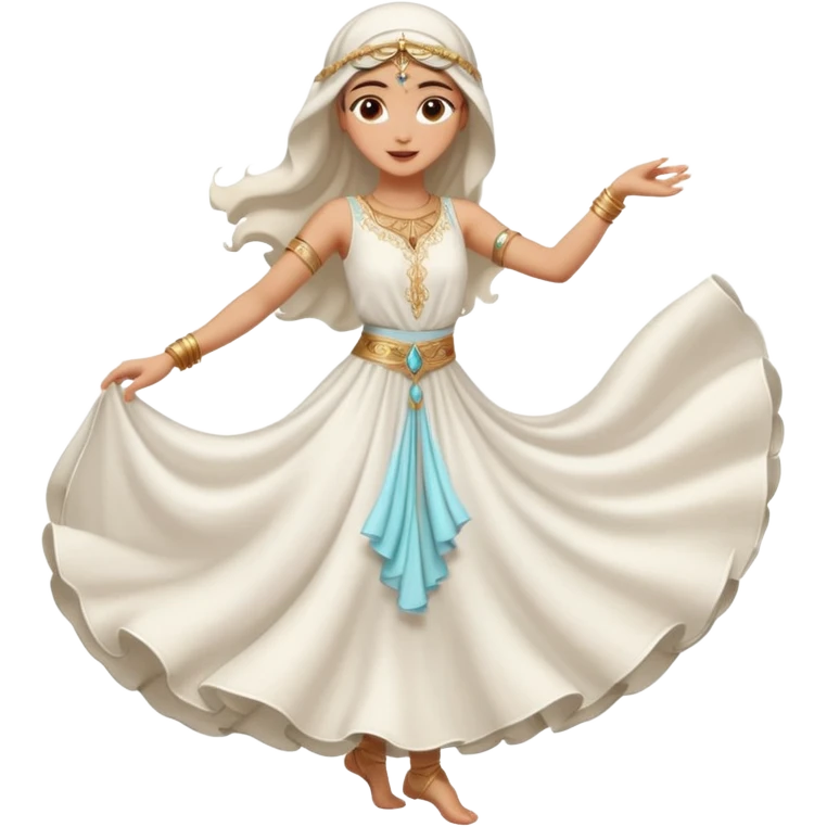 Arabic white dancer girl emoji