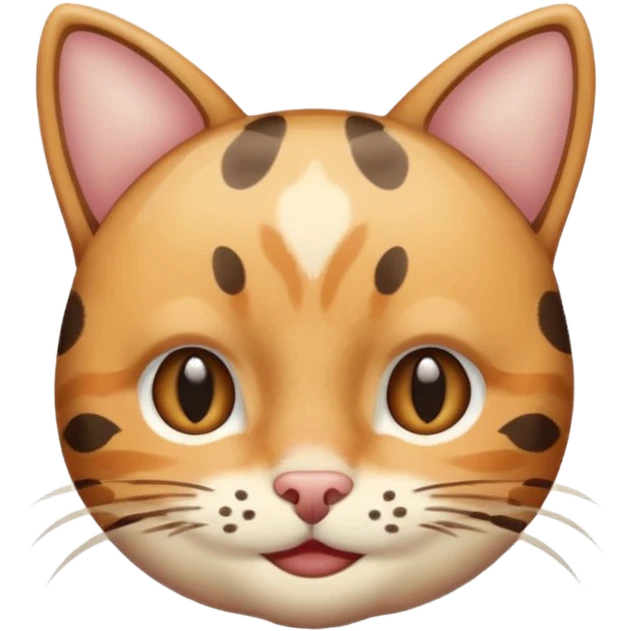 polka dots human body and cat face one face only emoji