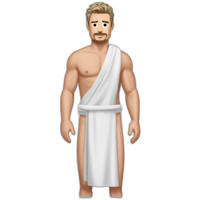 Mark Sloan (Eric Dane) Grey's Anatomy Body in Towel emoji