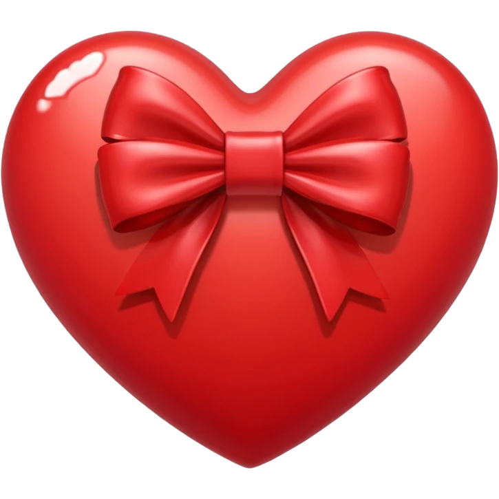 Heart with bow  emoji