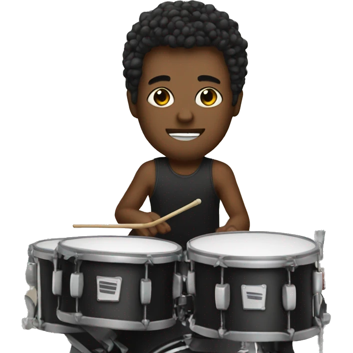 a synth playing the drums emoji