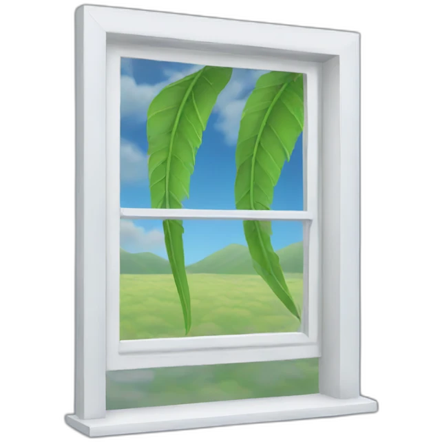 Window wind emoji