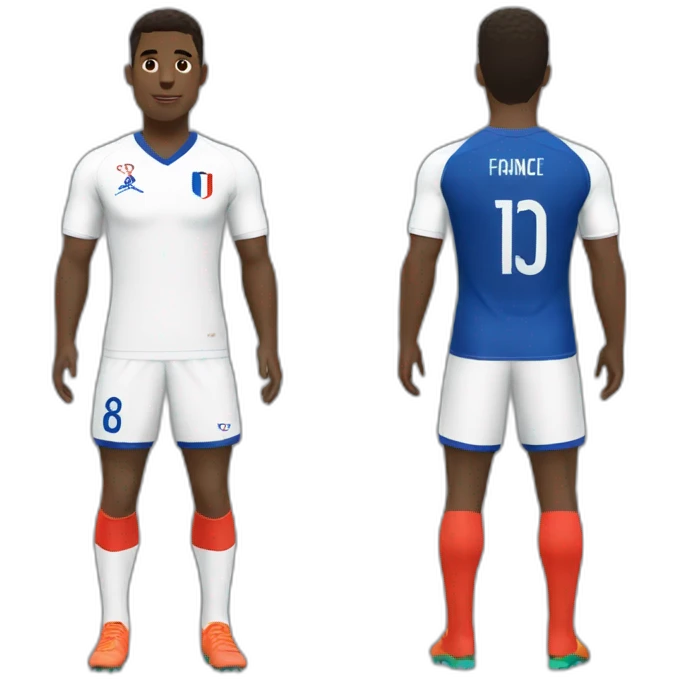 Maillot football france emoji