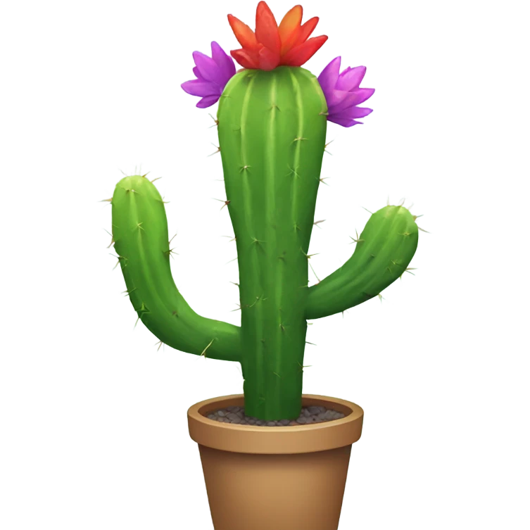 rainbow cactus  emoji