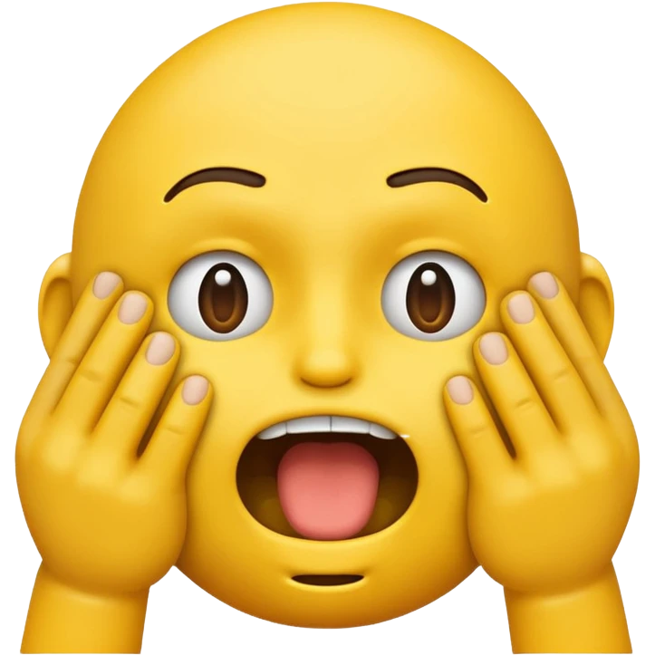 a emoji head choking itself
with its hands emoji