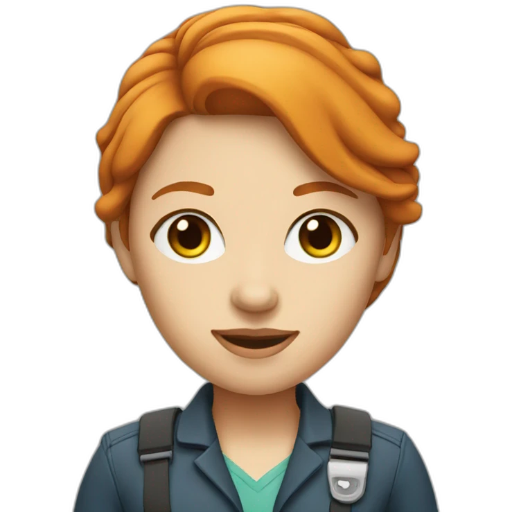 head of operations ginger girl  emoji