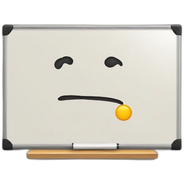 dry erase board emoji