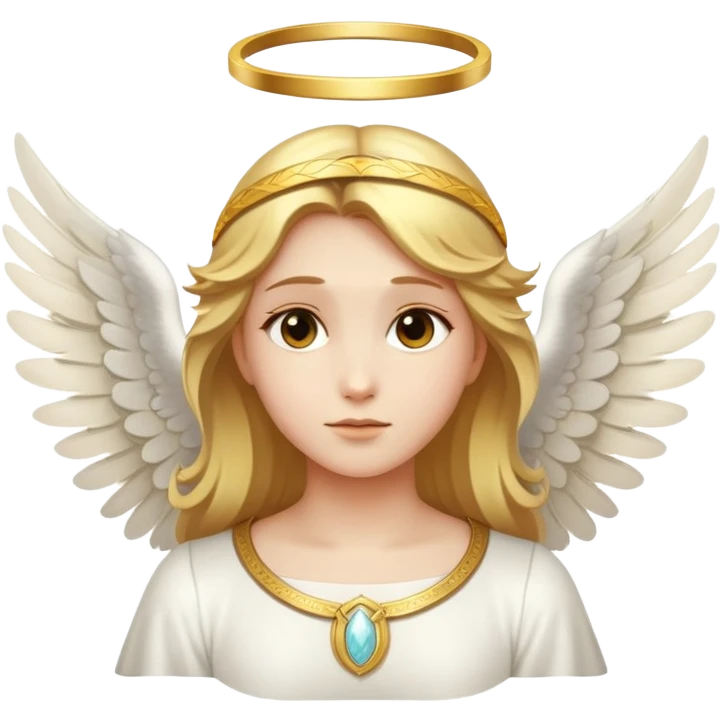 Angel with halo and wings emoji