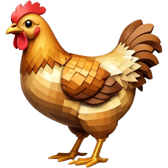 roasted chicken inspired by Minecraft emoji