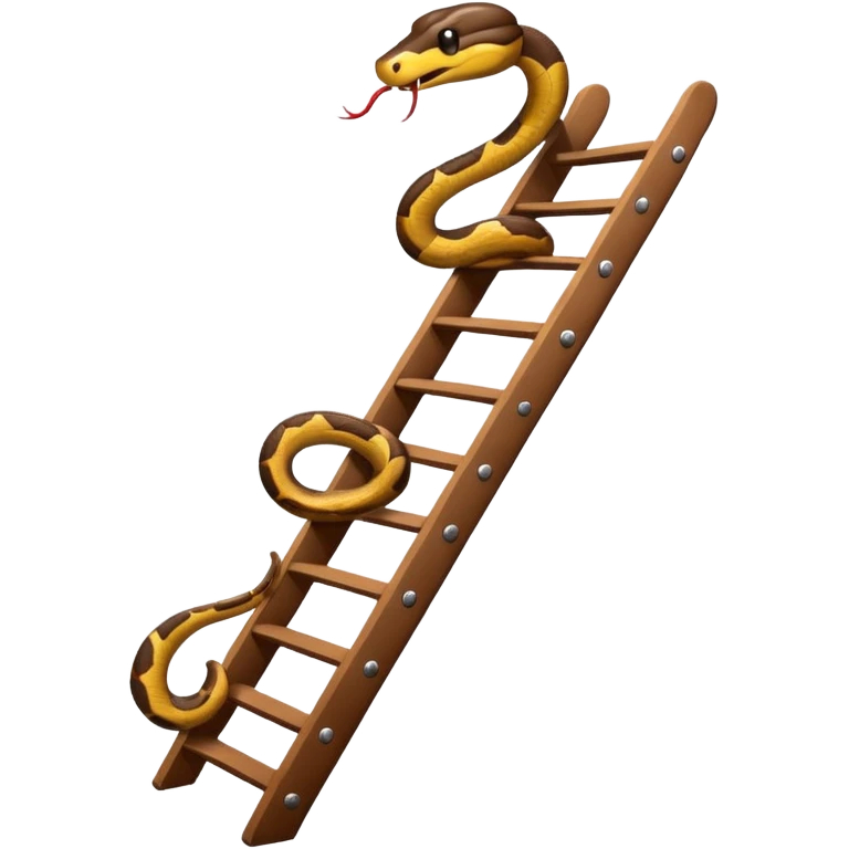 snake on a ladder emoji
