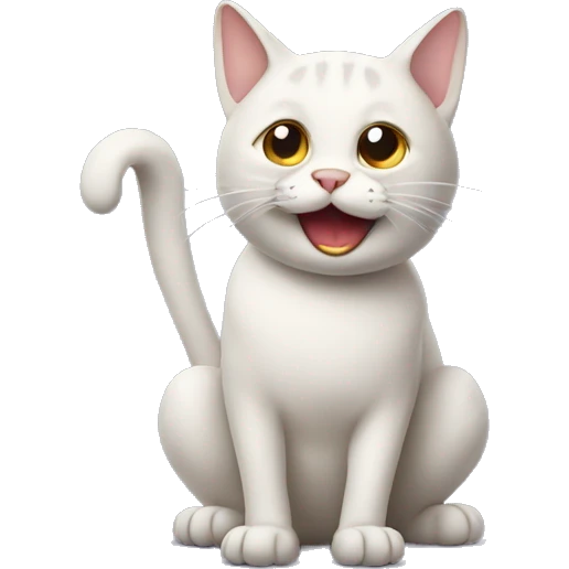 Cat with a crrot emoji