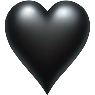 Black sparkling heart emoji