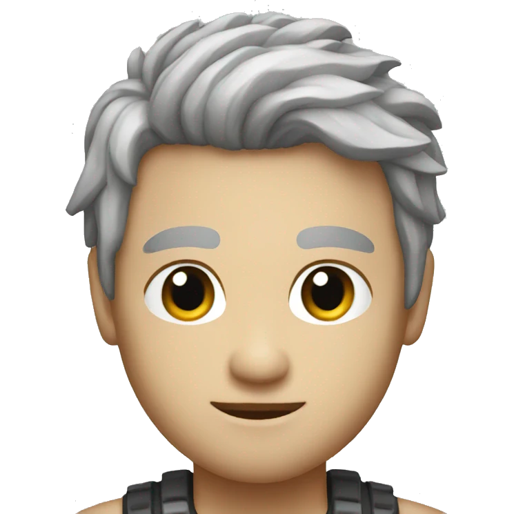 Pixel character emoji
