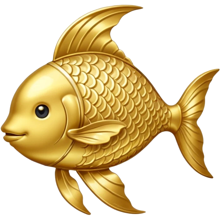 Gold Pisces sign emoji