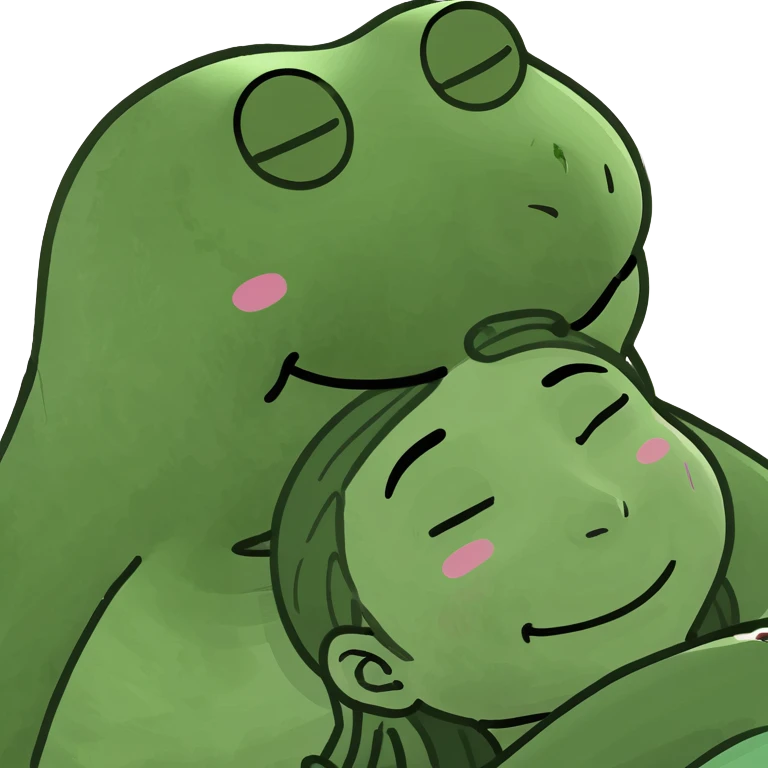 smilimg and blushing laying down with hamd holding head and feet sticking out from the back emoji
