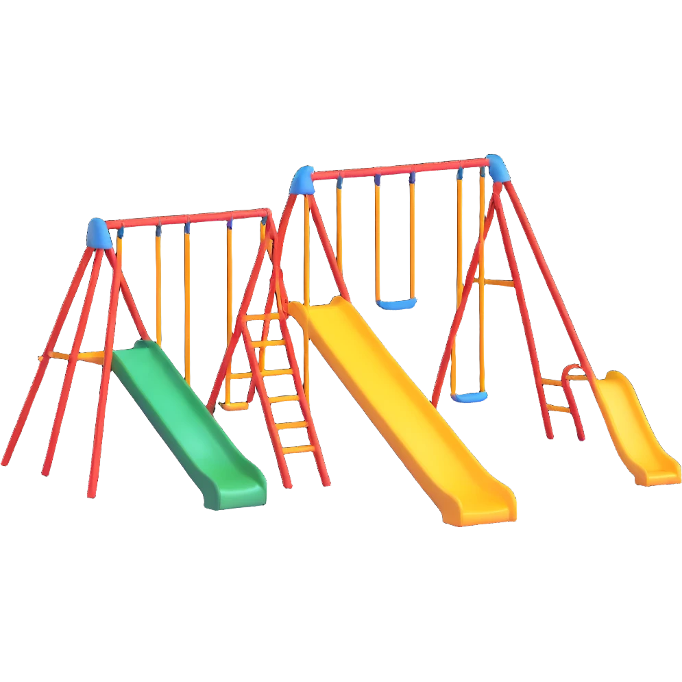 playground with slide and swing set emoji
