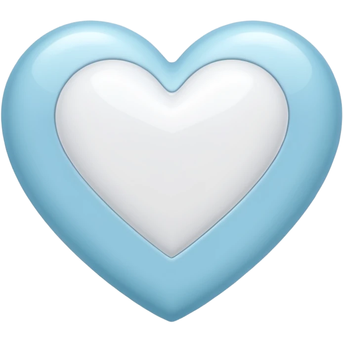 White heart emoji