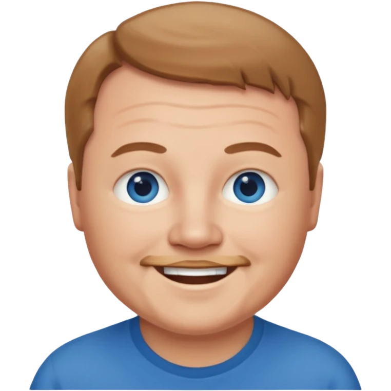 Kyle Gass with blue eyes, light brown hair emoji