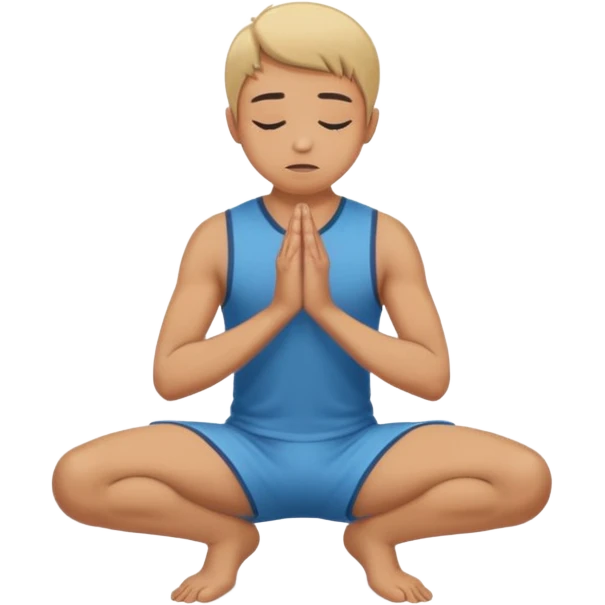 apple style emoji of a person kneeling on the ground with head and arms lowered, touching the floor, in a deep bowing pose, gesture of respect or apology emoji