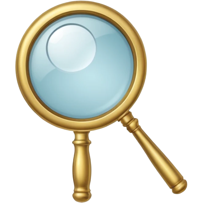 magnifying glass emoji
