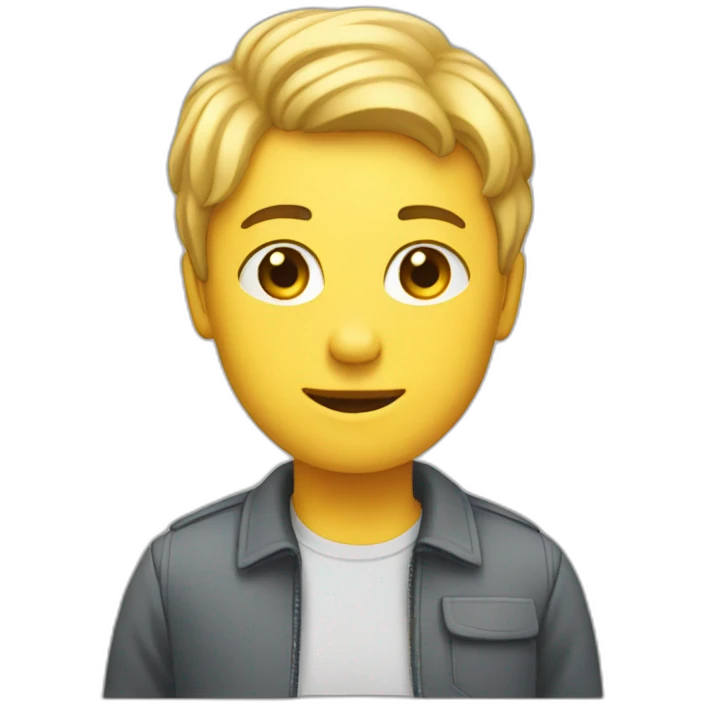 person with pc emoji
