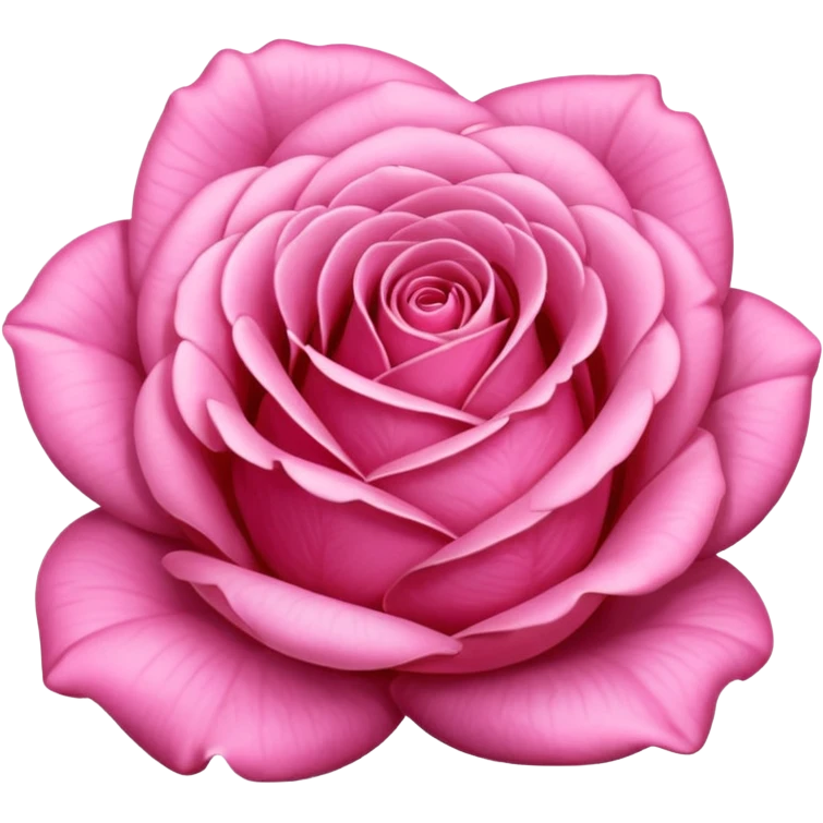 Pink rose emoji