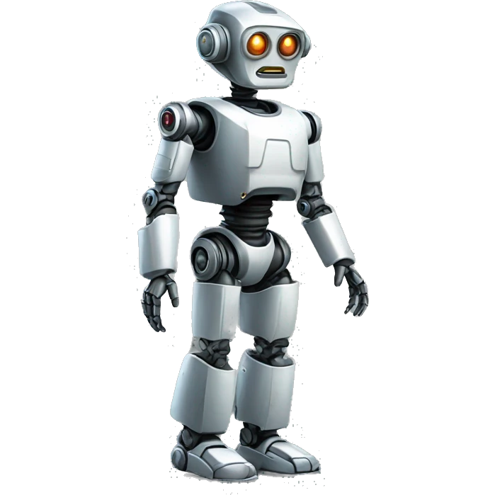 Sci-fi robot 50s full body emoji