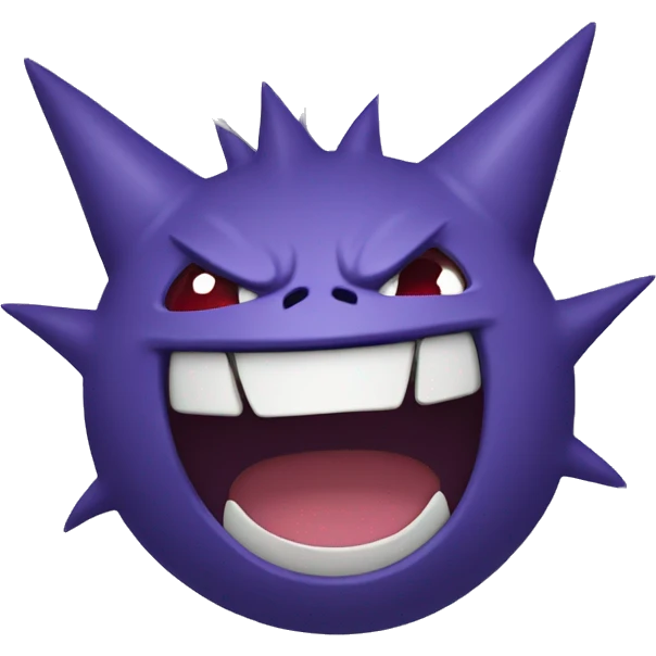 Gengar laughing emoji