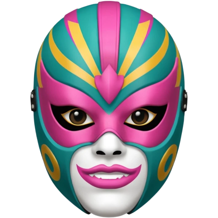 Lucha libre mujer blanca mexicana emoji